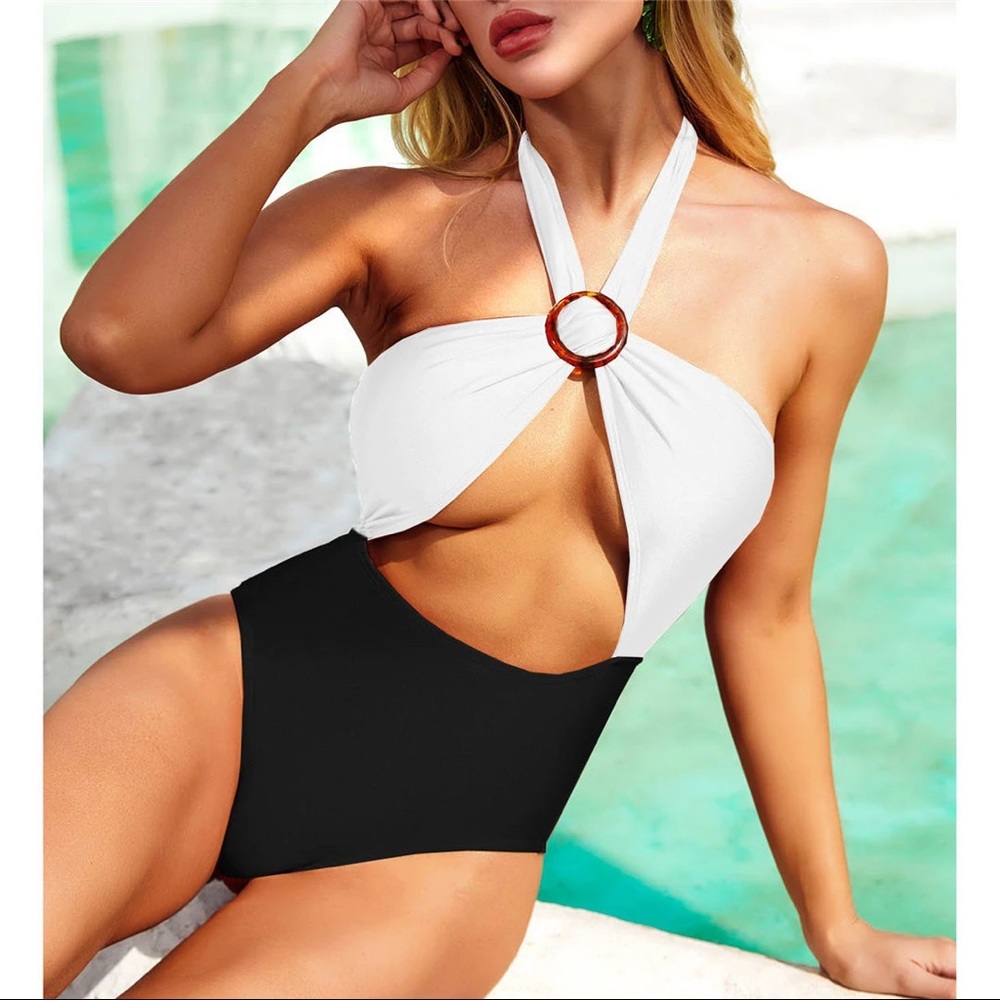 'Wrapped Up in You' One Piece Monokini Swimsuit